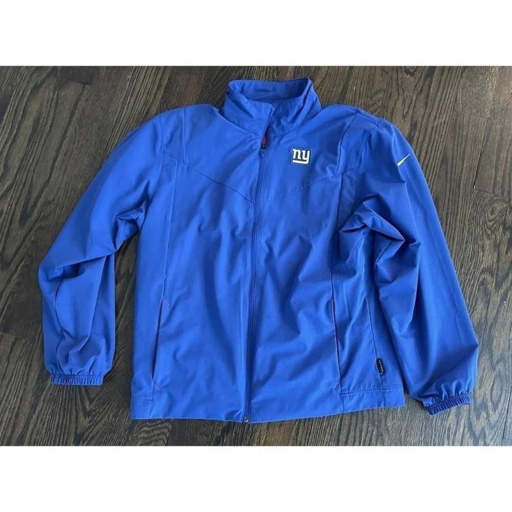 Nike New York Giants On Field Jacket Men MediumFull Zip Athletic NYG Football